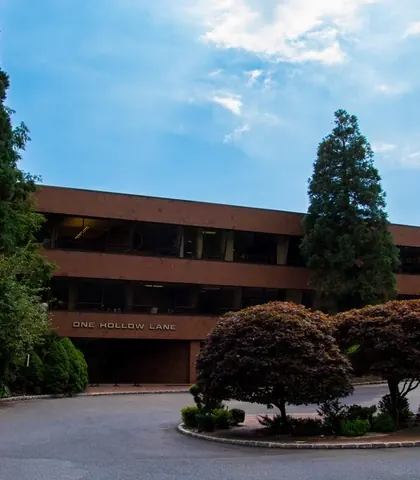 One Hollow Lane in Lake Success, the office building the practice is in.